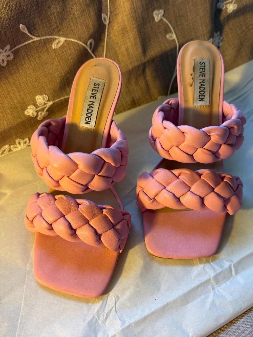 Pink heels